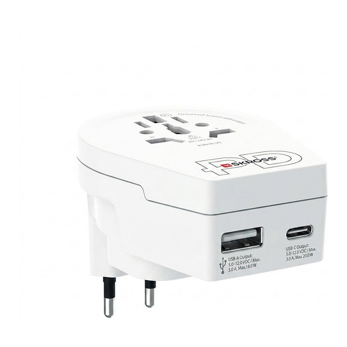 Skross World to UK USB AC20PD Adaptador de Viaje Skross World to UK USB AC20PD Adaptador de Viaje