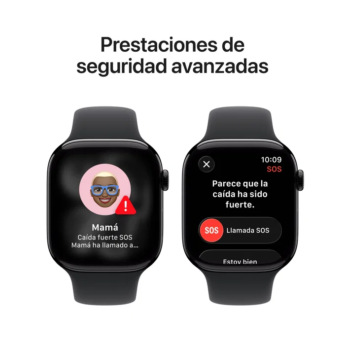 Apple Watch Series 11 46 mm Negro con Correa Deportiva Negra M/L Apple Watch Series 11 46 mm Negro con Correa Deportiva Negra M/L