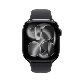 Apple Watch Series 11 GPS + Cellular 46mm Aluminio Negro con Correa Deportiva Negra M/L