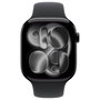 Apple Watch Series 11 con caja de aluminio de 46 mm y correa deportiva negra M/L