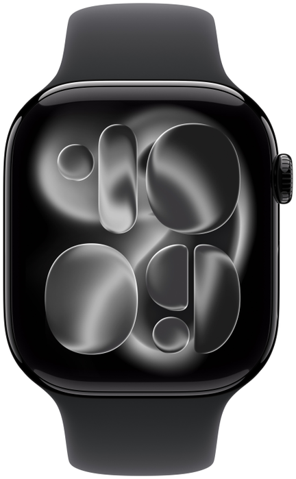 Apple Watch Series 11 GPS + Cellular 46mm Aluminio Negro Correa Deportiva Negra M/L