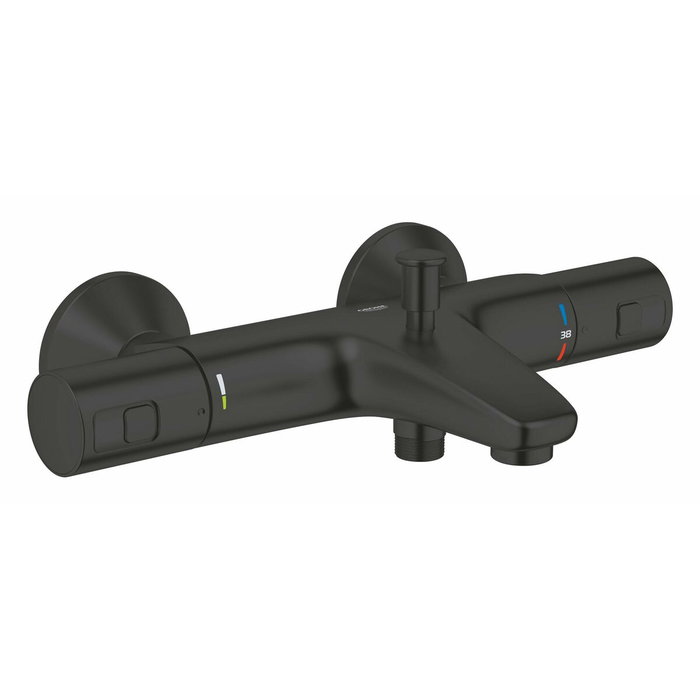 Grohe Mezclador termostático Precision Start Negro mate Grohe Mezclador termostático Precision Start Negro mate