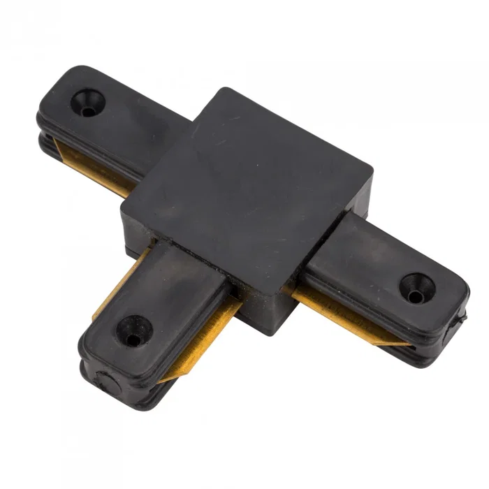 Conector T Carril Monofásico Negro HO-PL218000TN Conector T Carril Monofásico Negro HO-PL218000TN