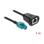 DeLOCK Cable Coaxial HSD Z hembra a RJ-45 hembra 1 m 90700