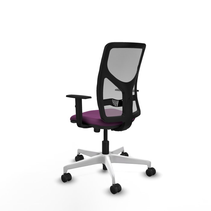 PIQUERAS Y CRESPO Silla de oficina Motilla con Mecanismo Sincro, Morado y Gris