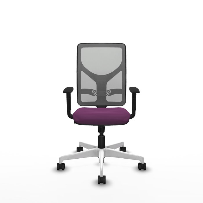 PIQUERAS Y CRESPO Silla de oficina Motilla con Mecanismo Sincro, Morado y Gris