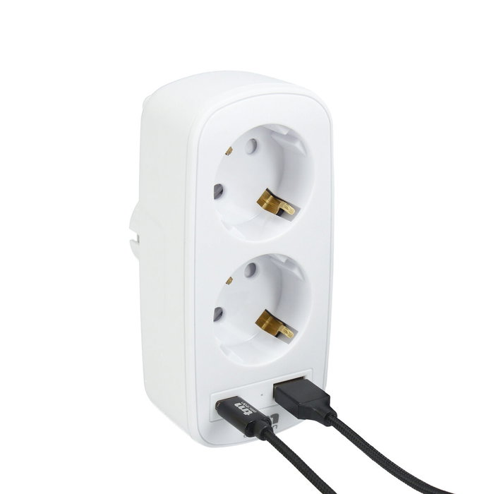 Enchufe Pared con 2 Puertos USB TM Electron 3.1