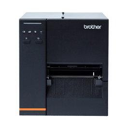 Brother TJ-4020TN - Impresora de Etiquetas Industrial, Térmica Directa/Transferencia, 254 mm/s, 203 DPI, Ethernet/USB, Negro, para Windows/Linux/Android/iOS