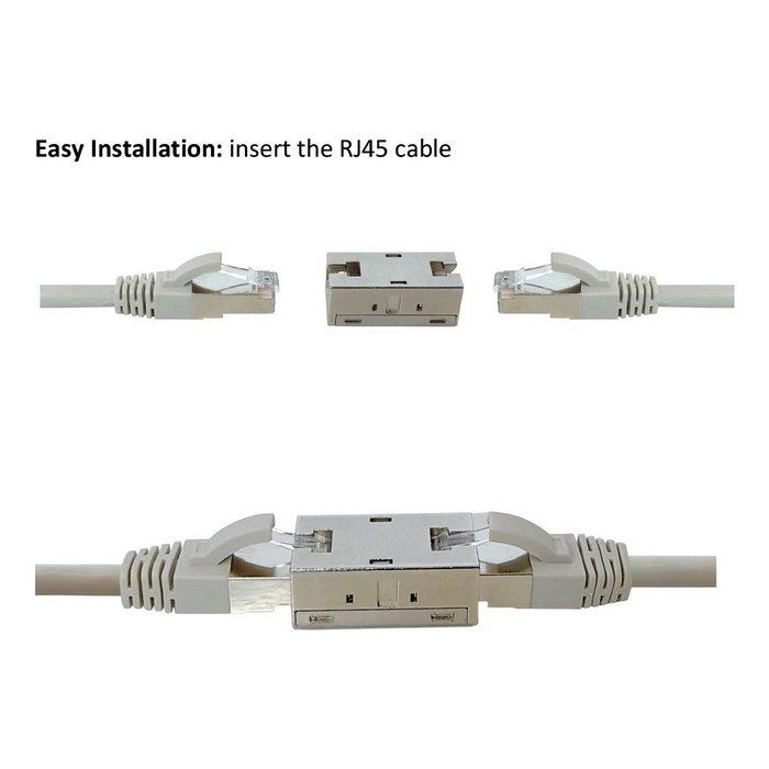 ROLINE Conector RJ-45 Hembra Blindado Cat.6A 21.17.3097 Plata ROLINE Conector RJ-45 Hembra Blindado Cat.6A 21.17.3097 Plata