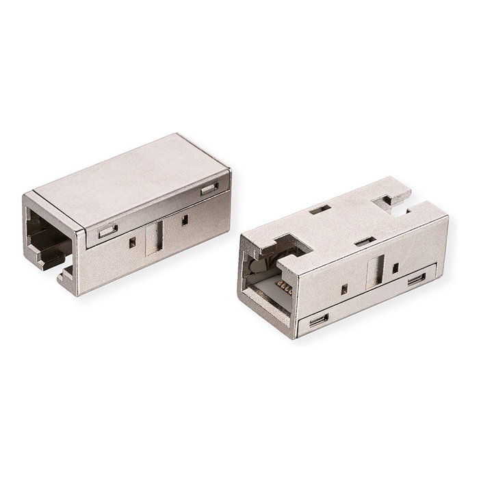 ROLINE Conector RJ-45 Hembra Blindado Cat.6A 21.17.3097 Plata ROLINE Conector RJ-45 Hembra Blindado Cat.6A 21.17.3097 Plata