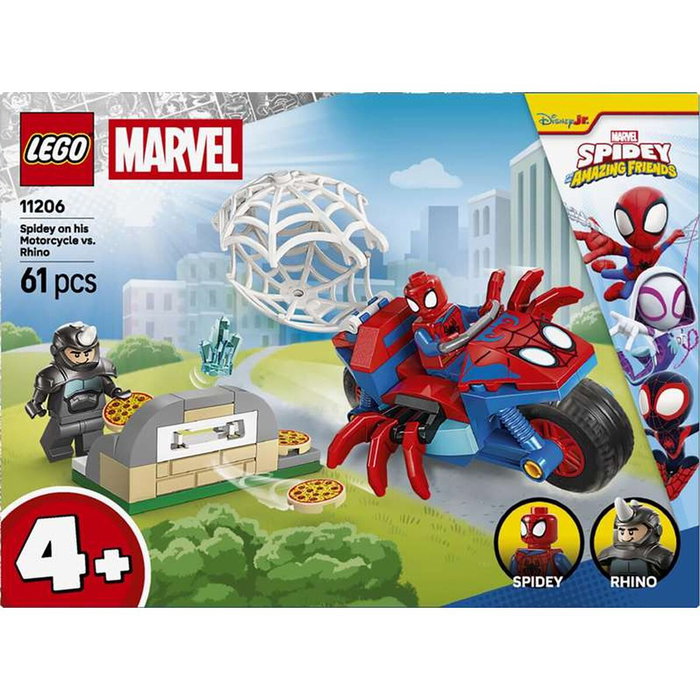 LEGO Marvel Spidey en su moto vs. Rino