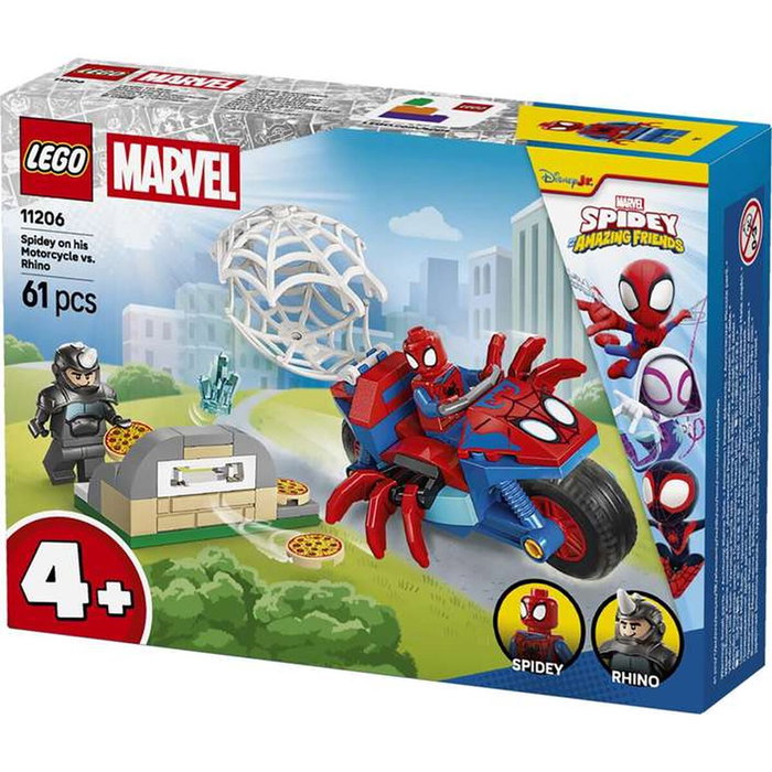 LEGO Marvel Spidey en su moto vs. Rino