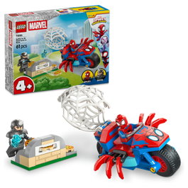 LEGO Marvel Spidey en su motocicleta contra Rhino 11206