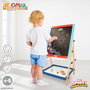 WOOMAX Pizarra caballete infantil 2 en 1 Spidey y su superequipo de madera