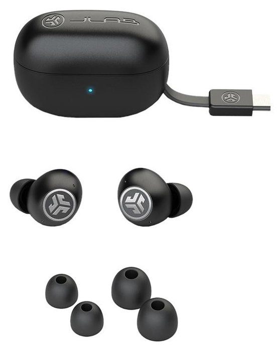 JLab Audio Auriculares Go Pop ANC True Wireless Stereo Bluetooth Negro