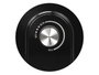 Argon Máquina de Pizza 1400W con Control de Temperatura Ajustable, Metal, Negro (Set de 3)