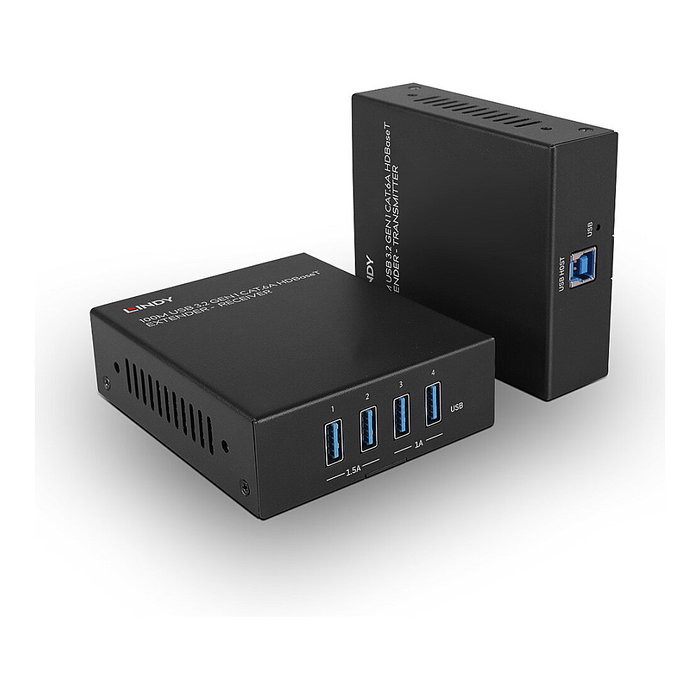 Lindy 43410 Extensor USB 3.2 Gen 1 Cat.6A HDBaseT 100m