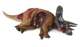 Collecta 88528 Triceratops Herido Réplica a Escala L +3 Años Animales Prehistóricos Juguete Educativo