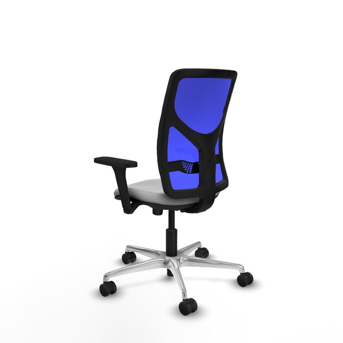PIQUERAS Y CRESPO Silla de oficina Motilla con mecanismo Sincro, Gris claro y Azul PIQUERAS Y CRESPO Silla de oficina Motilla con mecanismo Sincro, Gris claro y Azul
