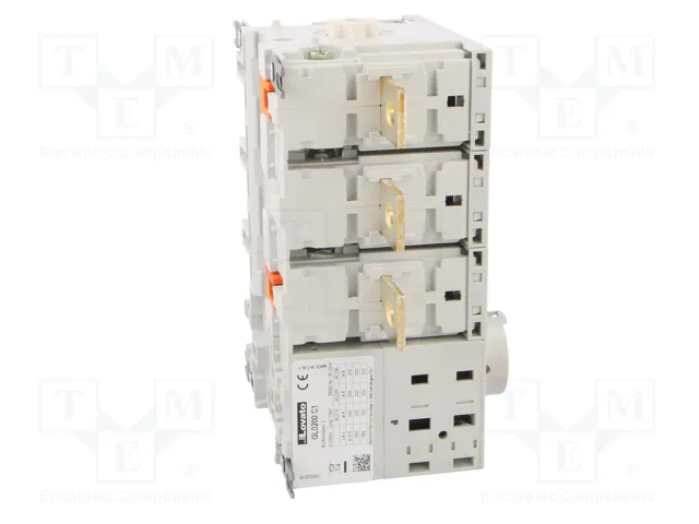 LOVATO ELECTRIC Interruptor de aislamiento GA 200A para raíl DIN