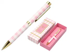 Belius Picnic Bolígrafo Rosa Dorado Tinta Azul Caja de Diseño