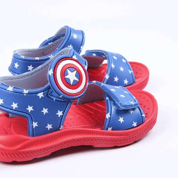 Cerdá T024 Sandalias Playa Estampado Avengers Capitán América Talla 24 Azul