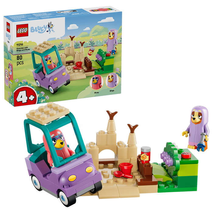 Lego Abuelitas con Bingo y Bluey 11216 | Set de Juguete 80 Piezas +4 Años Lego Abuelitas con Bingo y Bluey 11216 | Set de Juguete 80 Piezas +4 Años