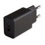 VALUE Cargador USB de 12 W con 1 Puerto Tipo-A y Enchufe Euro