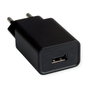 VALUE Cargador USB de 12 W con 1 Puerto Tipo-A y Enchufe Euro