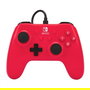 Power A Mando con Cable para Nintendo Switch Raspberry Red NSGP0142-01