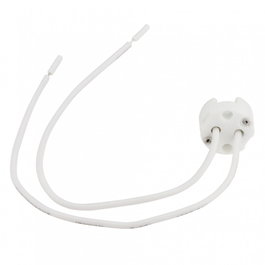 Portalámparas Cerámico GU5,3 con Cable 160mm para Lámparas Led
