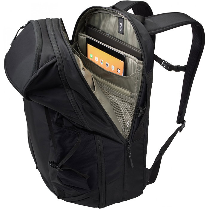 THULE EnRoute TEBP4416 - Mochila informal deportiva de Nylon 30L negra con compartimento para portátil 15.6"