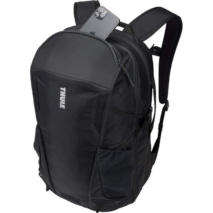 THULE EnRoute TEBP4416 - Mochila informal deportiva de Nylon 30L negra con compartimento para portátil 15.6"