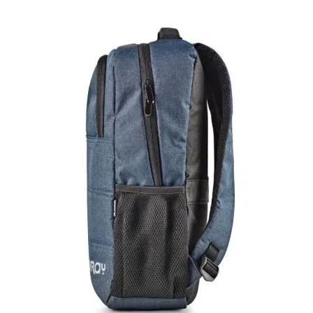 Monray SACKSCHARTER Mochila para Portátil hasta 15.6" Azul Oscuro Jaspeado Resistente al Agua