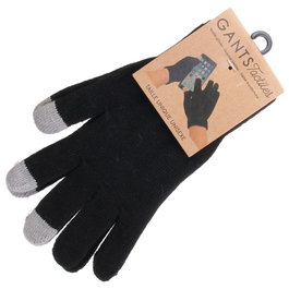 Sensly Par Guantes Táctiles Invierno Grand Froid Suaves para Teléfono Talla Única