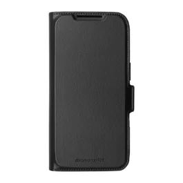 Dbramante1928 Funda Oslo Pro Libro con Cierre Magnético para Apple iPhone 17 Pro (6.7") - Negra, Imitación Piel, Compatible MagSafe, 3 Bolsillos