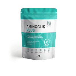 BSB LABS Aminoglik Plus Vitamina C 1Kg Suplemento Vegano Sin Gluten