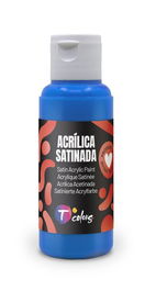 Pintura Acrilica Tcolors 80 Ml (Botella) Cian