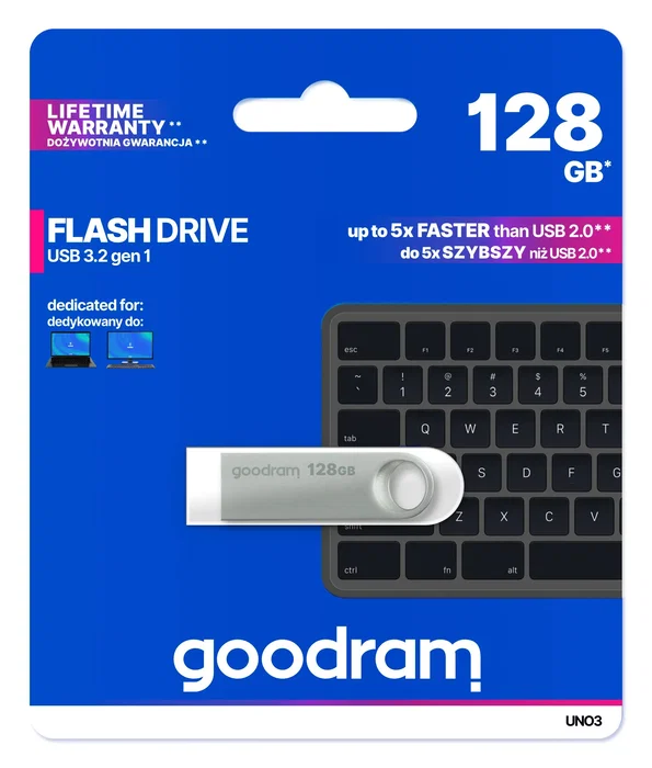 GOODRAM UNO3 128 GB Plata GOODRAM UNO3 128 GB Plata