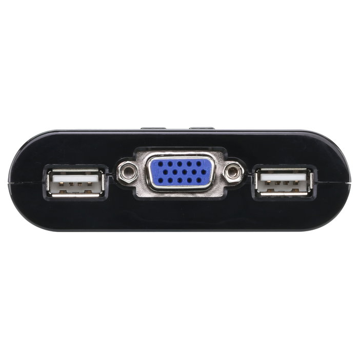 Aten CS22U Switch KVM de 2 puertos USB y VGA con selector remoto Aten CS22U Switch KVM de 2 puertos USB y VGA con selector remoto