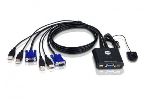 Aten CS22U-AT Switch KVM de 2 puertos con VGA y USB Aten CS22U-AT Switch KVM de 2 puertos con VGA y USB