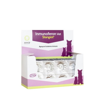 Stangest Inmunoferon Vet Blister 120 Comprimidos para Animales