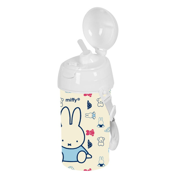 Safta Botella Miffy Buddy con Apertura Automática y Pajita 500ml Safta Botella Miffy Buddy con Apertura Automática y Pajita 500ml