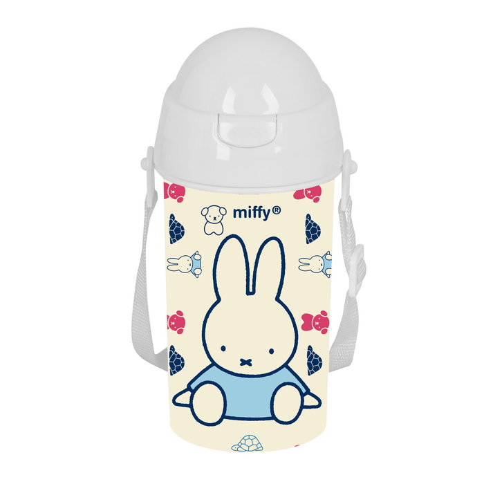 Safta Botella Miffy Buddy con Apertura Automática y Pajita 500ml Safta Botella Miffy Buddy con Apertura Automática y Pajita 500ml