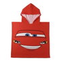 Cerdá Poncho Toalla Cars Disney Microfibra Rojo