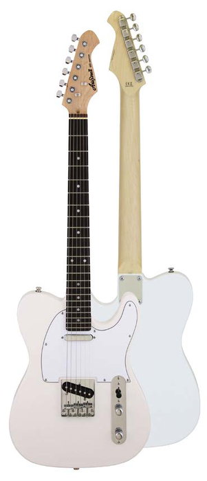 Guitarra Eléctrica Aria Tc Blanca Teg002Iv