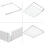 Panel LED Slim 48W 4800Lm 6000K 60x60cm con Kit de Superficie Blanco