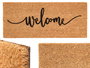 Giftdecor Felpudo Natural Welcome 25x60 cm (Set de 12)