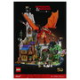 LEGO Ideas Dungeons & Dragons: La Aventura del Dragón Rojo 21348 Juego de Construcción 3745 Piezas para Mayores de 18 Años