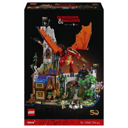 LEGO Ideas Dungeons & Dragons: La Aventura del Dragón Rojo 21348 Juego de Construcción 3745 Piezas para Mayores de 18 Años